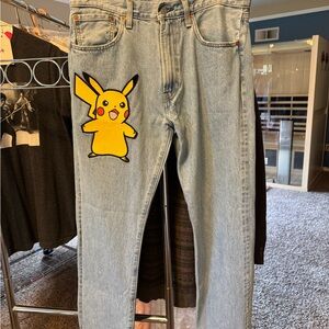Levi’s Custom Pokémon Jeans with Pikachu Patch